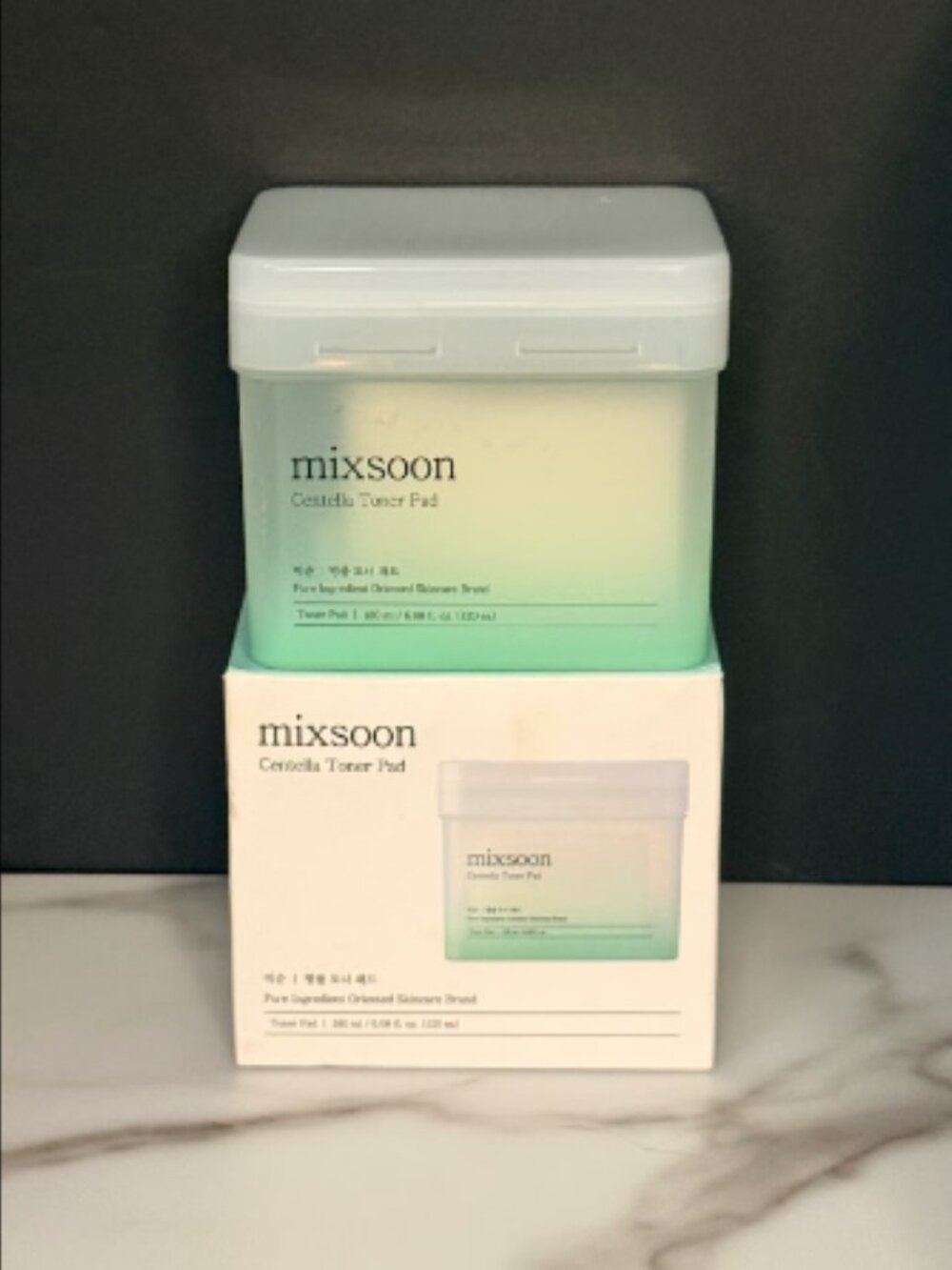mixsoon Centella Toner Pad 120ct K-Beauty Soothing Facial Pads New